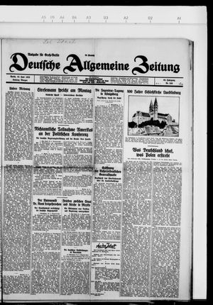 Deutsche allgemeine Zeitung vom 23.06.1929