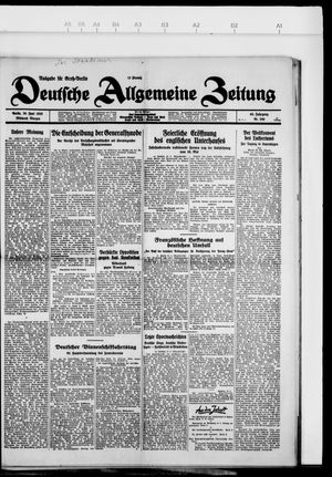 Deutsche allgemeine Zeitung vom 26.06.1929