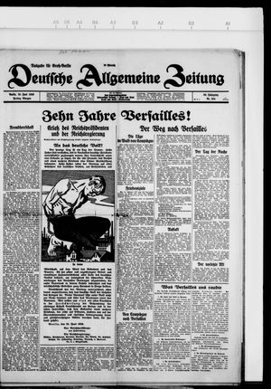 Deutsche allgemeine Zeitung on Jun 28, 1929