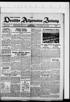 Deutsche allgemeine Zeitung vom 29.06.1929