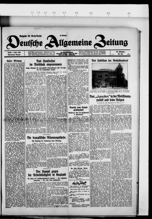 Deutsche allgemeine Zeitung vom 04.07.1929