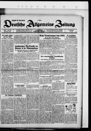 Deutsche allgemeine Zeitung vom 04.07.1929