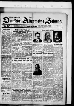 Deutsche allgemeine Zeitung vom 05.07.1929