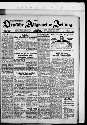 Deutsche allgemeine Zeitung vom 07.07.1929