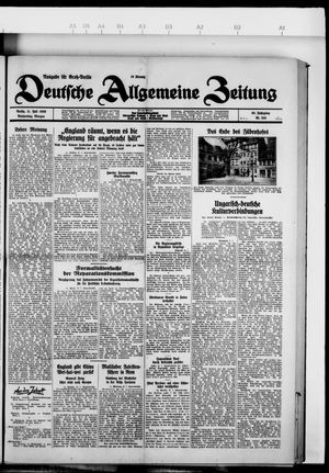 Deutsche allgemeine Zeitung vom 11.07.1929