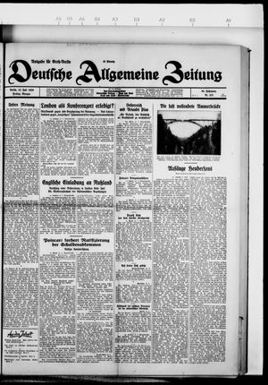 Deutsche allgemeine Zeitung vom 12.07.1929