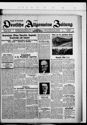 Deutsche allgemeine Zeitung vom 20.07.1929