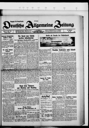 Deutsche allgemeine Zeitung vom 21.07.1929