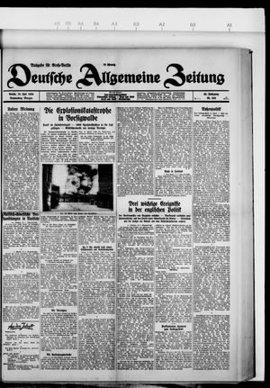 Deutsche allgemeine Zeitung vom 25.07.1929