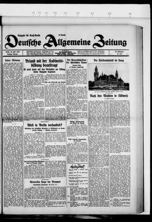 Deutsche allgemeine Zeitung vom 28.07.1929