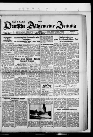 Deutsche allgemeine Zeitung vom 29.07.1929