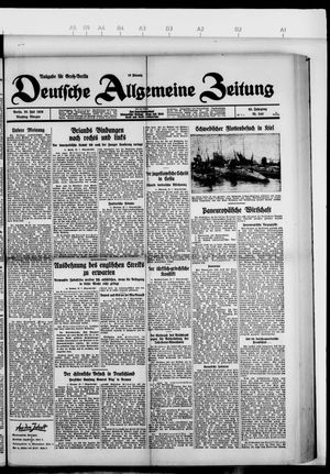 Deutsche allgemeine Zeitung vom 30.07.1929