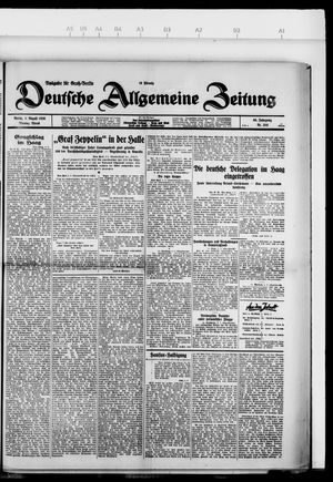 Deutsche allgemeine Zeitung vom 05.08.1929