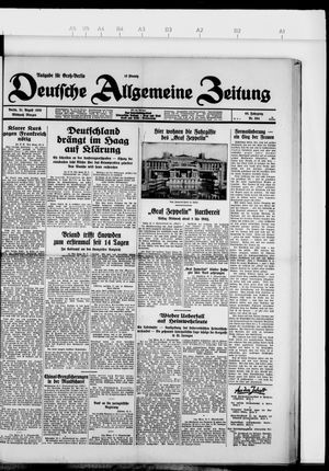 Deutsche allgemeine Zeitung vom 21.08.1929
