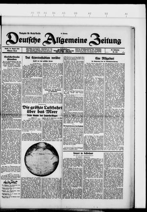 Deutsche allgemeine Zeitung vom 21.08.1929