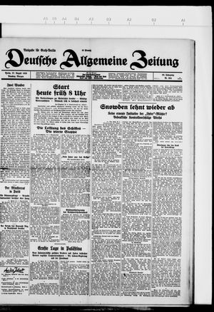 Deutsche allgemeine Zeitung vom 27.08.1929