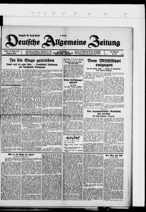 Deutsche allgemeine Zeitung vom 28.08.1929