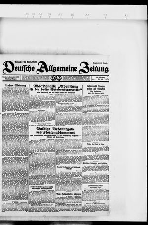 Deutsche allgemeine Zeitung vom 03.09.1929