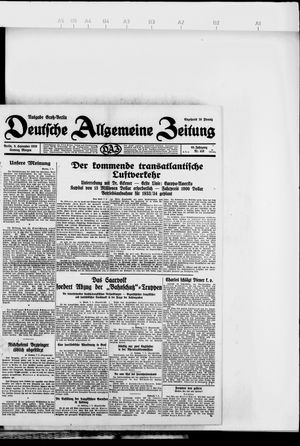 Deutsche allgemeine Zeitung vom 08.09.1929