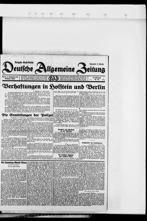 Deutsche allgemeine Zeitung on Sep 11, 1929