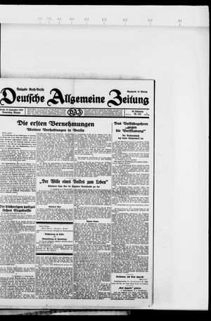 Deutsche allgemeine Zeitung vom 12.09.1929