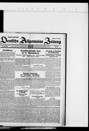 Deutsche allgemeine Zeitung on Sep 23, 1929