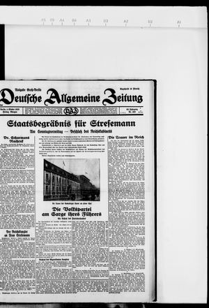 Deutsche allgemeine Zeitung vom 04.10.1929