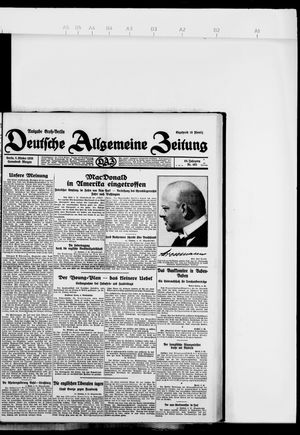 Deutsche allgemeine Zeitung vom 05.10.1929
