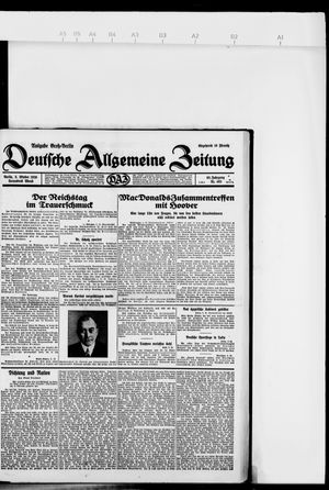 Deutsche allgemeine Zeitung vom 05.10.1929