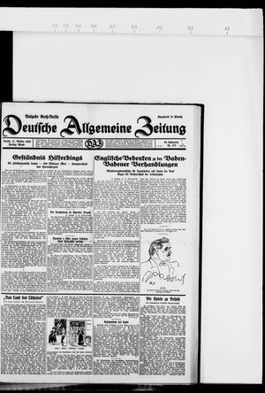 Deutsche allgemeine Zeitung vom 11.10.1929