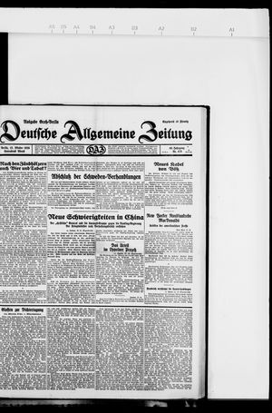 Deutsche allgemeine Zeitung vom 12.10.1929