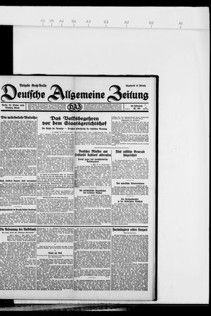 Deutsche allgemeine Zeitung vom 22.10.1929