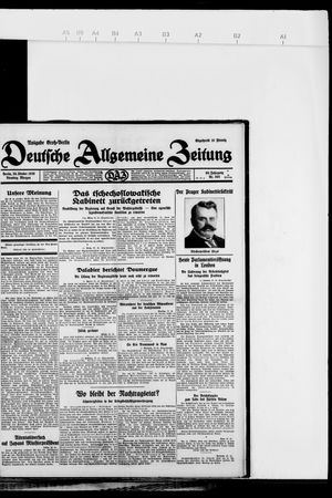 Deutsche allgemeine Zeitung vom 29.10.1929