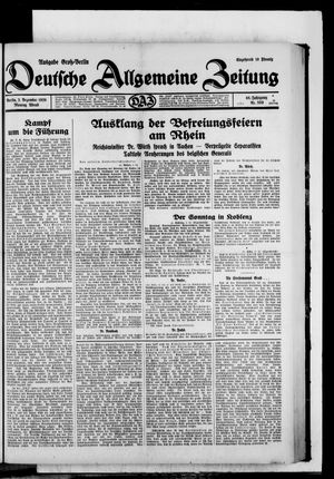Deutsche allgemeine Zeitung vom 02.12.1929