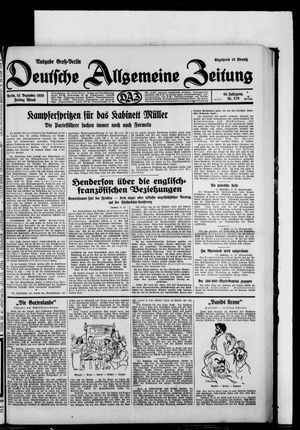 Deutsche allgemeine Zeitung vom 13.12.1929
