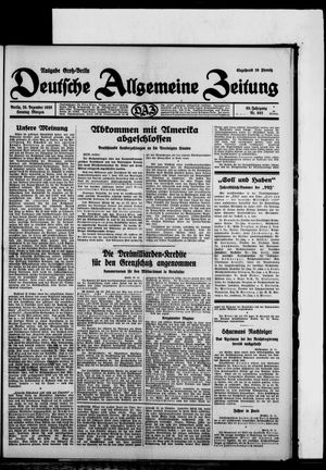 Deutsche allgemeine Zeitung vom 29.12.1929