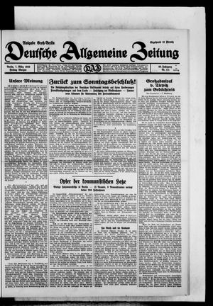 Deutsche allgemeine Zeitung vom 07.03.1930