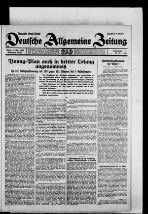 Deutsche allgemeine Zeitung vom 13.03.1930