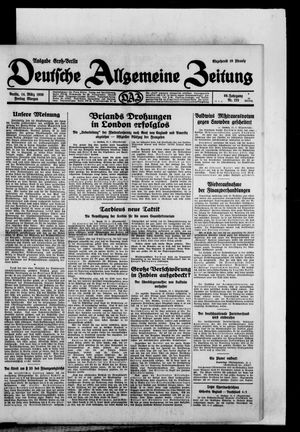 Deutsche allgemeine Zeitung vom 14.03.1930