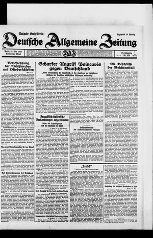 Deutsche allgemeine Zeitung vom 15.05.1930