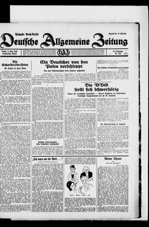 Deutsche allgemeine Zeitung vom 05.06.1930