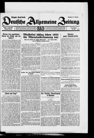 Deutsche allgemeine Zeitung vom 02.07.1930