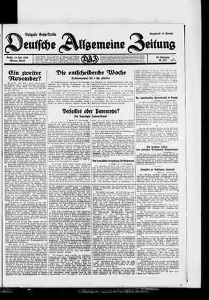 Deutsche allgemeine Zeitung vom 14.07.1930