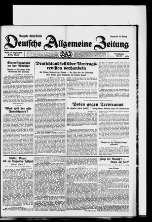 Deutsche allgemeine Zeitung vom 15.08.1930