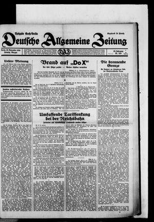 Deutsche allgemeine Zeitung vom 30.11.1930