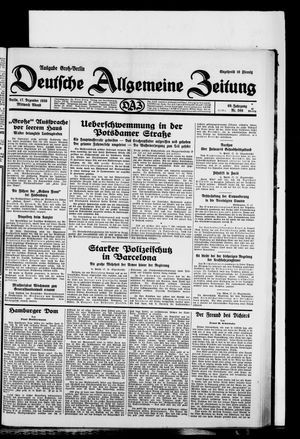 Deutsche allgemeine Zeitung vom 17.12.1930
