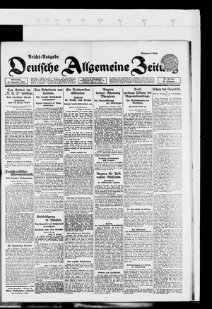 Deutsche allgemeine Zeitung vom 21.09.1922