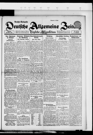 Deutsche allgemeine Zeitung vom 18.10.1922