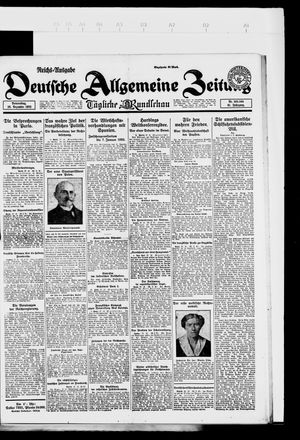 Deutsche allgemeine Zeitung vom 28.12.1922