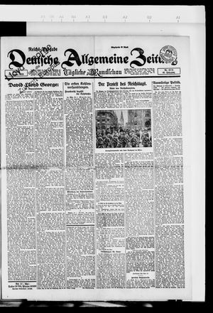 Deutsche allgemeine Zeitung vom 14.01.1923